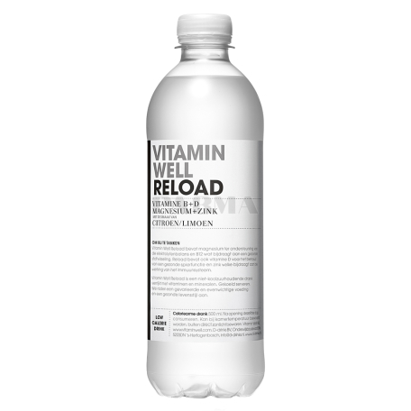 Ջուր վիտամինացված «Vitamin Well Reload» կիտրոն, լայմ 500մլ