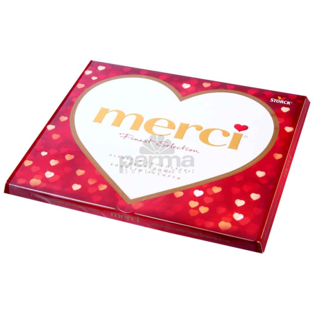 Շոկոլադե կոնֆետներ «Merci» սիրտ 250գ