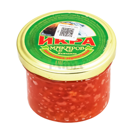 Икра лососевая "Макаров" кета 100г