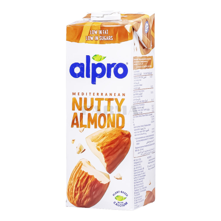 Կաթ «Alpro» նուշ, առանց շաքար 1.2% 1լ