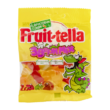 Жевательный мармелад "Fruittella Zoomania" 70г
