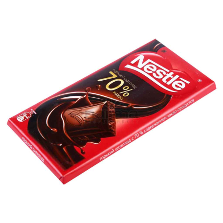 Շոկոլադե սալիկ «Nestle» 70% մուգ շոկոլադ 100գ