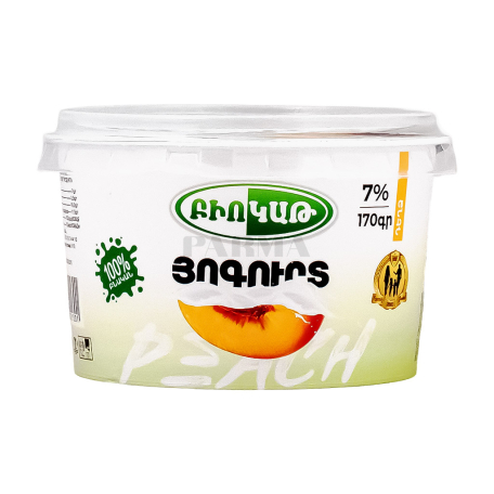Յոգուրտ «Բիոկաթ» դեղձ 7% 170գ