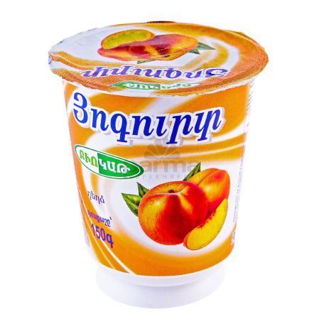 Йогурт `Биокат` персик 7% 150г