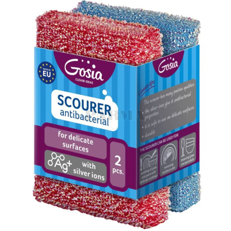 Губка "Gosia" для посуды 2шт
