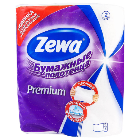Бумажное полотенце `Zewa Premium` 2 шт.