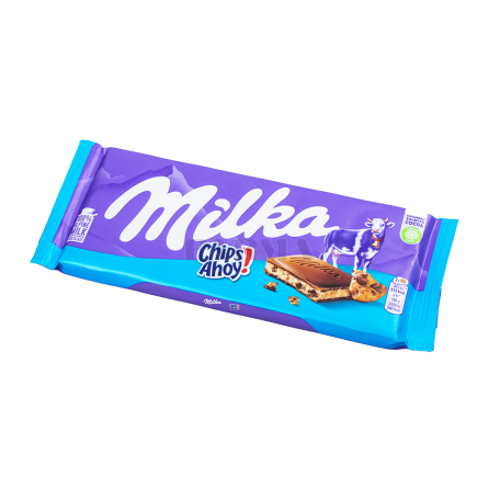 Շոկոլադե սալիկ «Milka Chips Ahoy» կաթնային 100գ