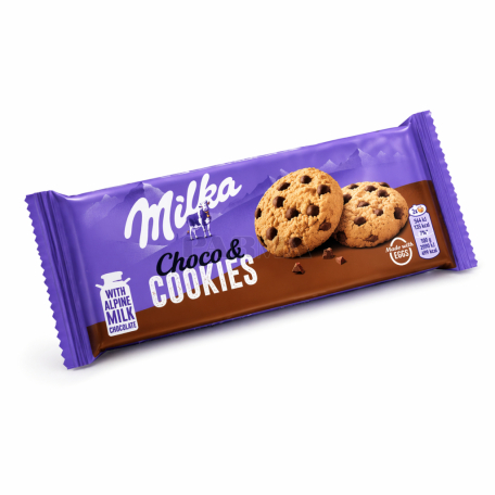 Թխվածքաբլիթ «Milka Choco» կաթային 126գ