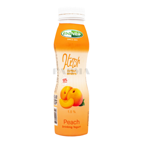 Յոգուրտ ըմպելի «Բիոկաթ» դեղձ 1.5% 330գ