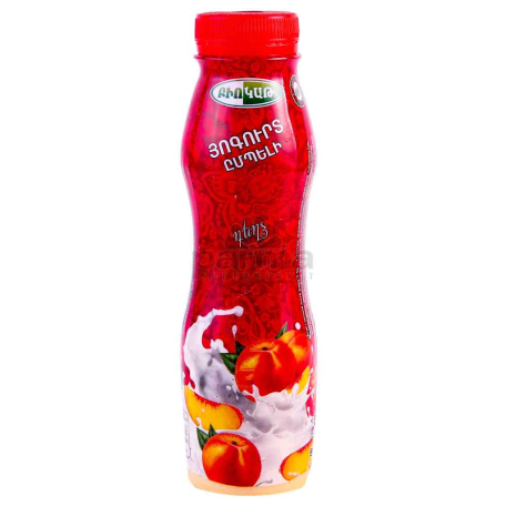 Йогурт питьевой `Биокат` персик 1.5% 270г