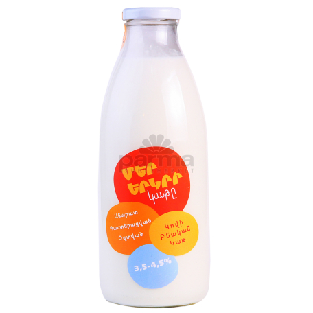 Молоко `Мер Еркир` 3.5-4.5% 750мл