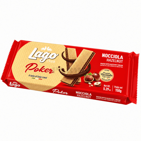 Вафли "Lago Poker" фундук 150г