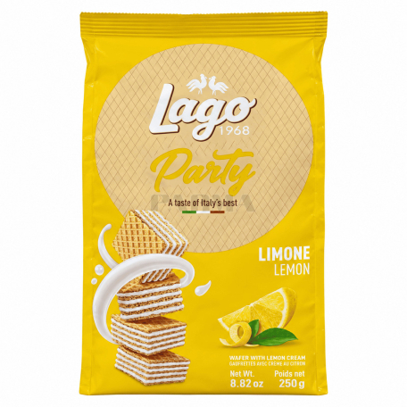 Waffle "Lago Party" lemon 250g
