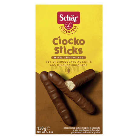 Թխվածքաբլիթ «Schar Ciocko Sticks» առանց գլյուտեն 150գ