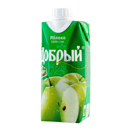 Հյութ բնական «Добрый» խնձոր 330մլ