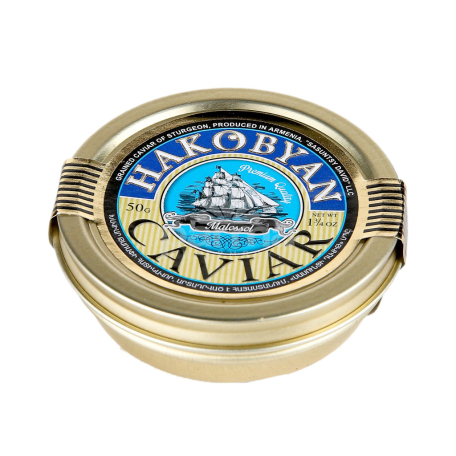 Ձկնկիթ թառափի «Հակոբյան» հատիկավոր 50գ