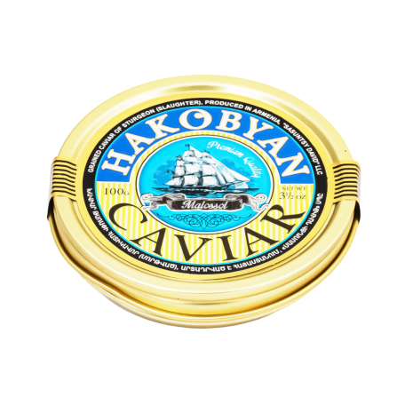 Икра осетровая "Акопян" черная 100г