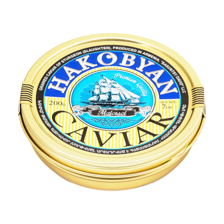 Икра осетровая "Акопян" черная 200г