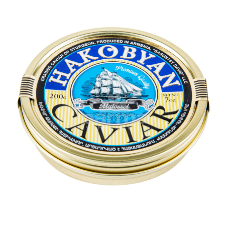 Ձկնկիթ թառափի «Հակոբյան» հատիկավոր 200գ