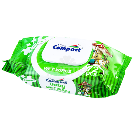 Wipe wet "Ultra Compact Ecopack"