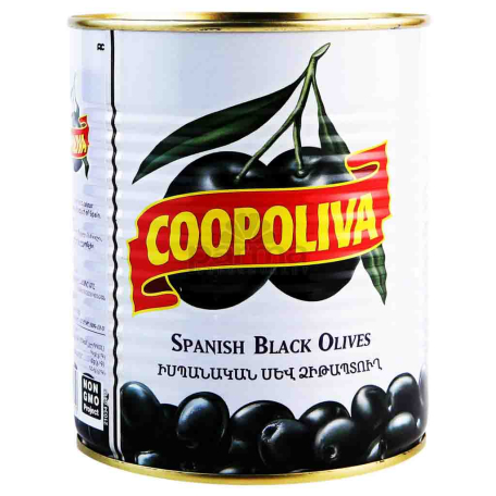 Ձիթապտուղ «Coopoliva» սև 850գ