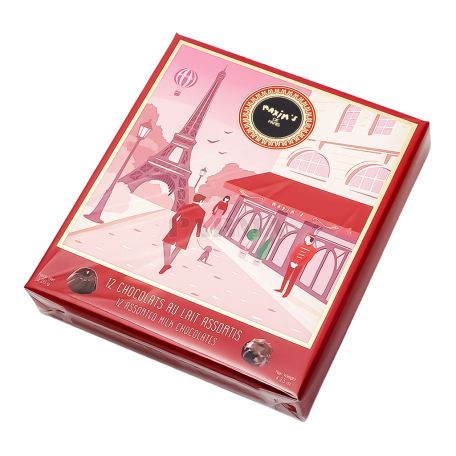 Chocolate candies "Maxim's De Paris" milky, hazelnut, almond 80g