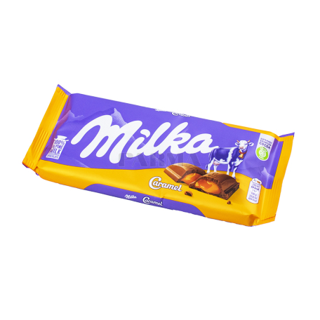 Շոկոլադե սալիկ «Milka» կարամել 100գ