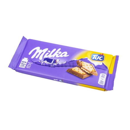 Շոկոլադե սալիկ «Milka Tuc» կաթնային 87գ