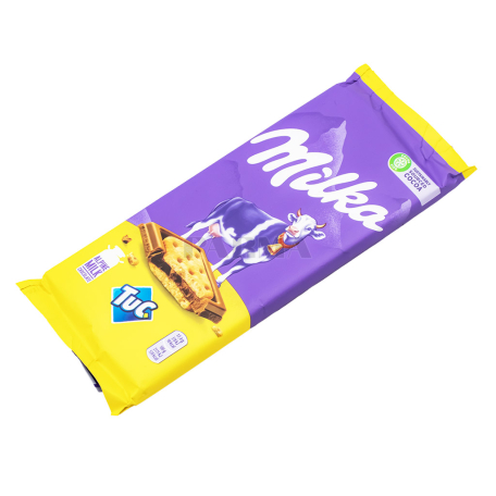 Шоколадная плитка "Milka Tuc" молочная 87г