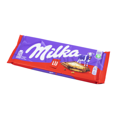 Շոկոլադե սալիկ «Milka LU» կաթնային 87գ