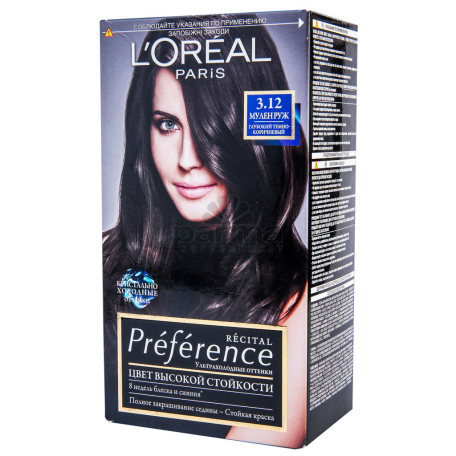 Մազի ներկ «Loreal Preference N3.12»