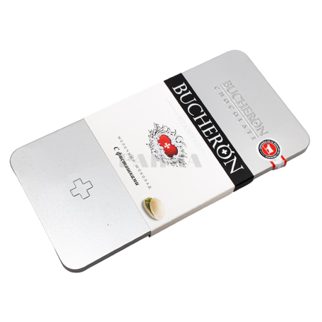 Chocolate bar "Bucheron Stand`art" milk, hazelnut 100g