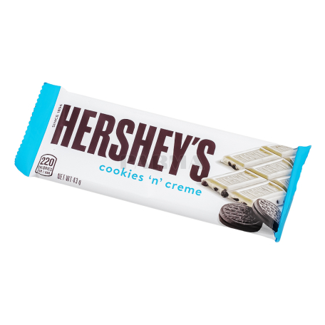 Շոկոլադե սալիկ «Hershey՝s Cookies 'n' Creme» 43գ