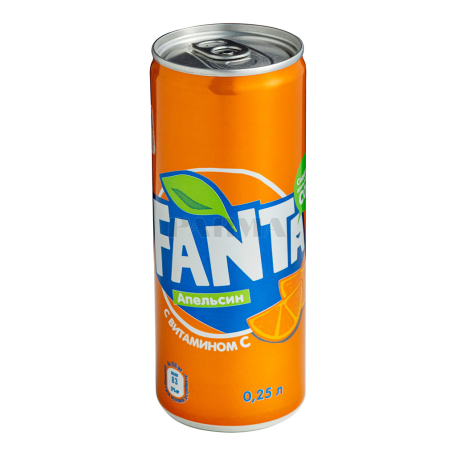 Освежающий напиток `Fanta Orange` 250мл