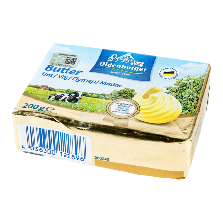Масло `Oldenburger` 82% 200г