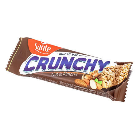 Батон-мюсли "Sante Crunchy" фундук, миндаль 40г