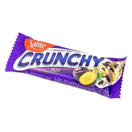 Батон-мюсли "Sante Crunchy" слива 40г
