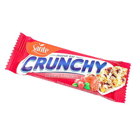 Բատոն «Sante Crunchy» լոռամիրգ, ազնվամորի 40գ
