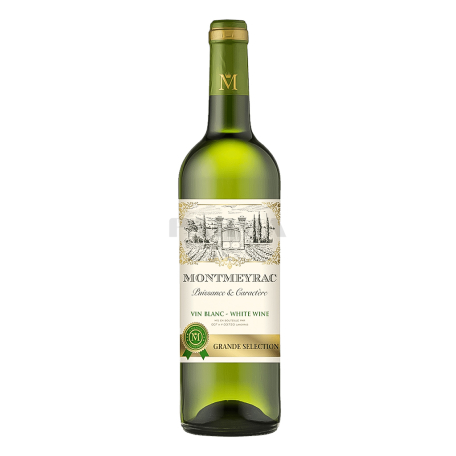 Вино "Montmeyrac Vin Blanc Sec" белое, сухое 750мл