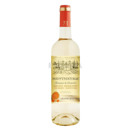Вино "Montmeyrac Moelleux Vin Blanc" белое, полусладкое 750мл