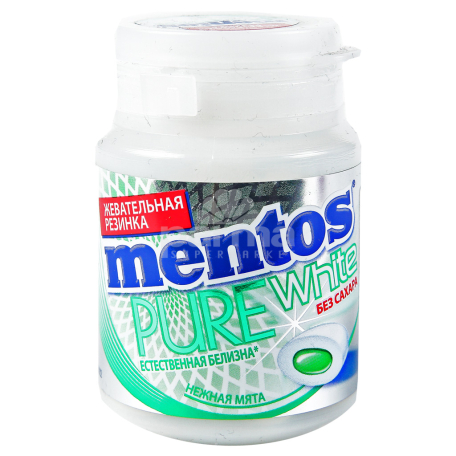 Մաստակ «Mentos Pure White» 54գ