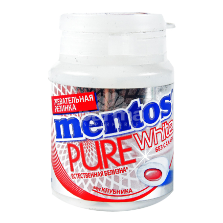 Մաստակ «Mentos Pure White» ելակ 54գ