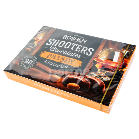 Շոկոլադե կոնֆետների հավաքածու «Roshen Shooters Brendi» 150գ
