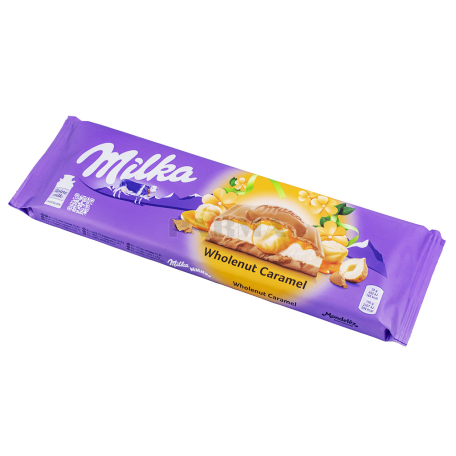 Շոկոլադե սալիկ «Milka» ընկույզ, կարամել 300գ