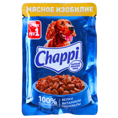 Շան կեր «Chappi» խոնավ, մսային 85գ