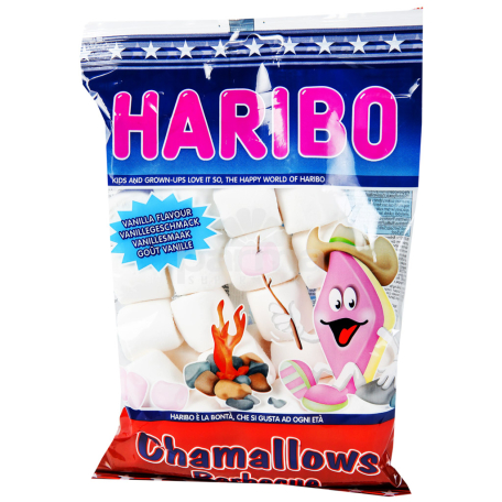 Պաստեղներ «Haribo Chamallows Barbecue» 175գ