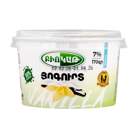 Յոգուրտ «Բիոկաթ» վանիլային 7% 170գ