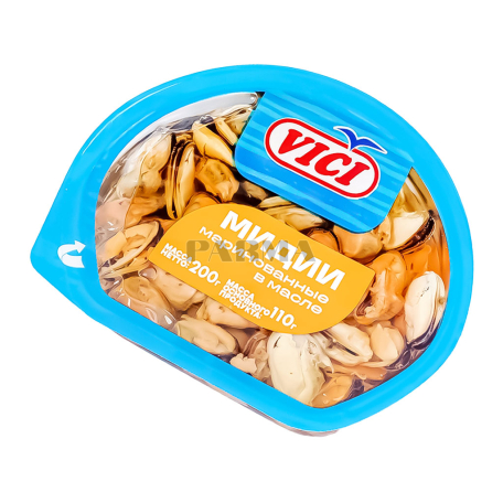 Միդիայի պահածո «Vici» ձեթի մեջ 200գ