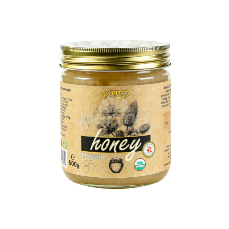 Մեղր «Pamp» երեքնուկի, օրգանիկ 500գ