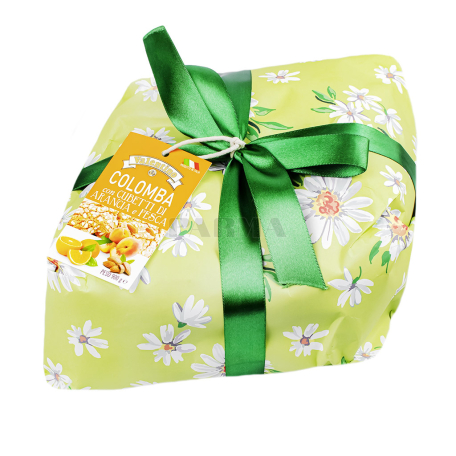 Colomba "Valentino" kulich, almond, orange, peach 900g